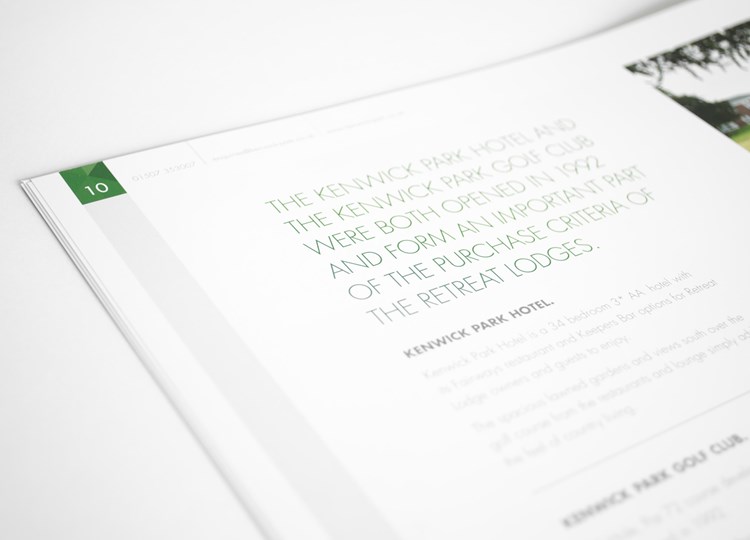 Kenwick Lodges - Brochure Design Kenwick Lodges - Brochure Design