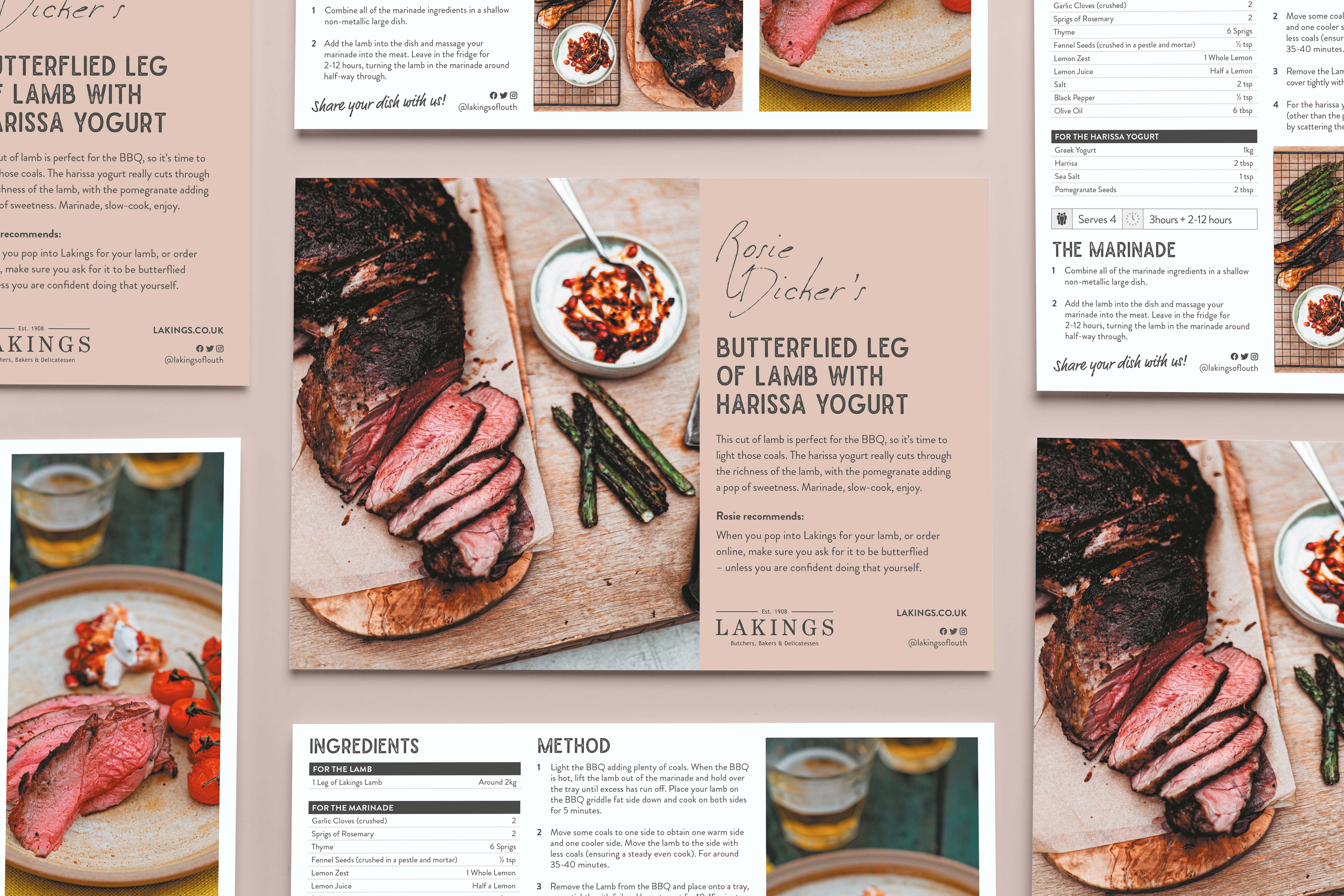 Lakings Recipie Cards