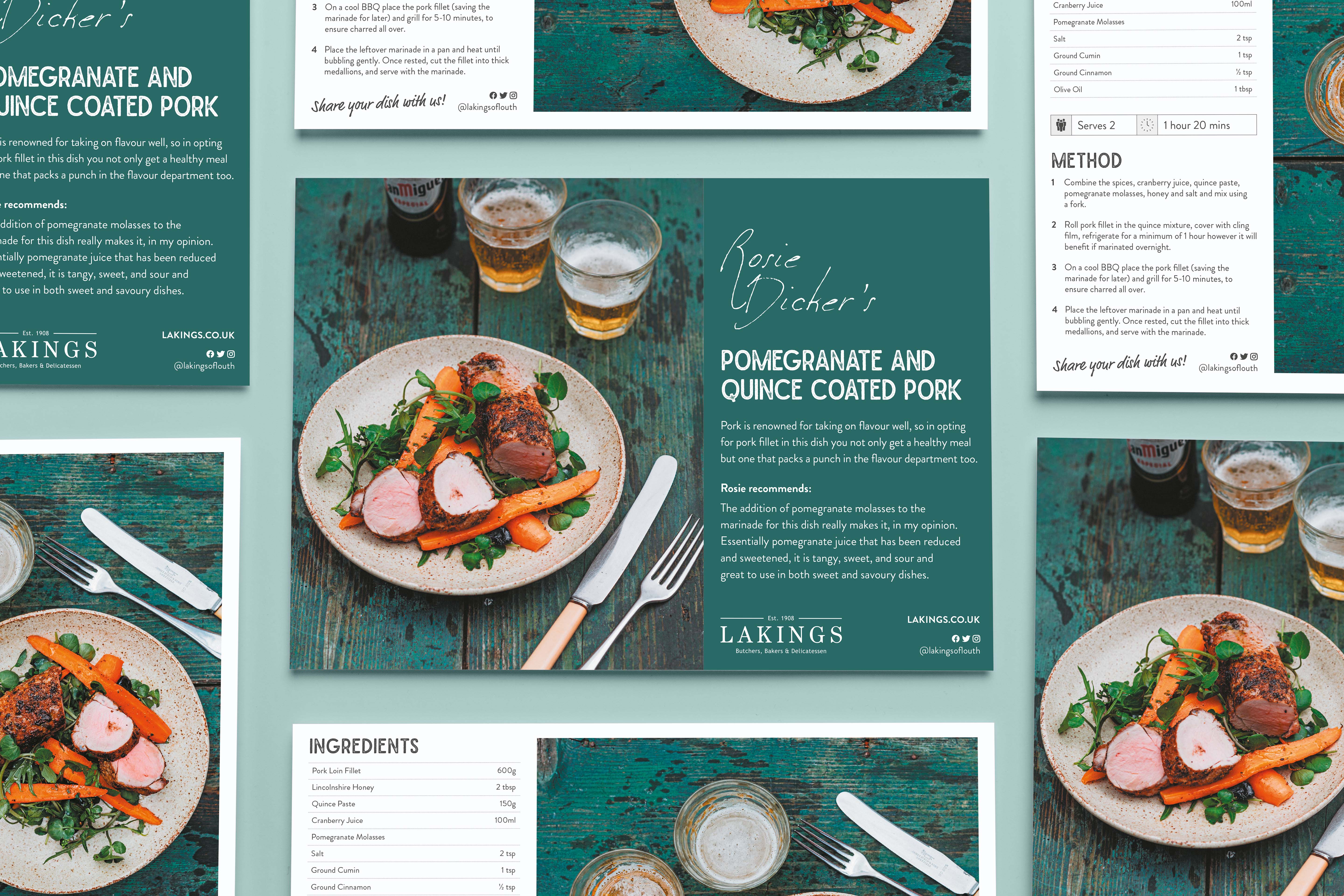 Lakings Recipie Cards