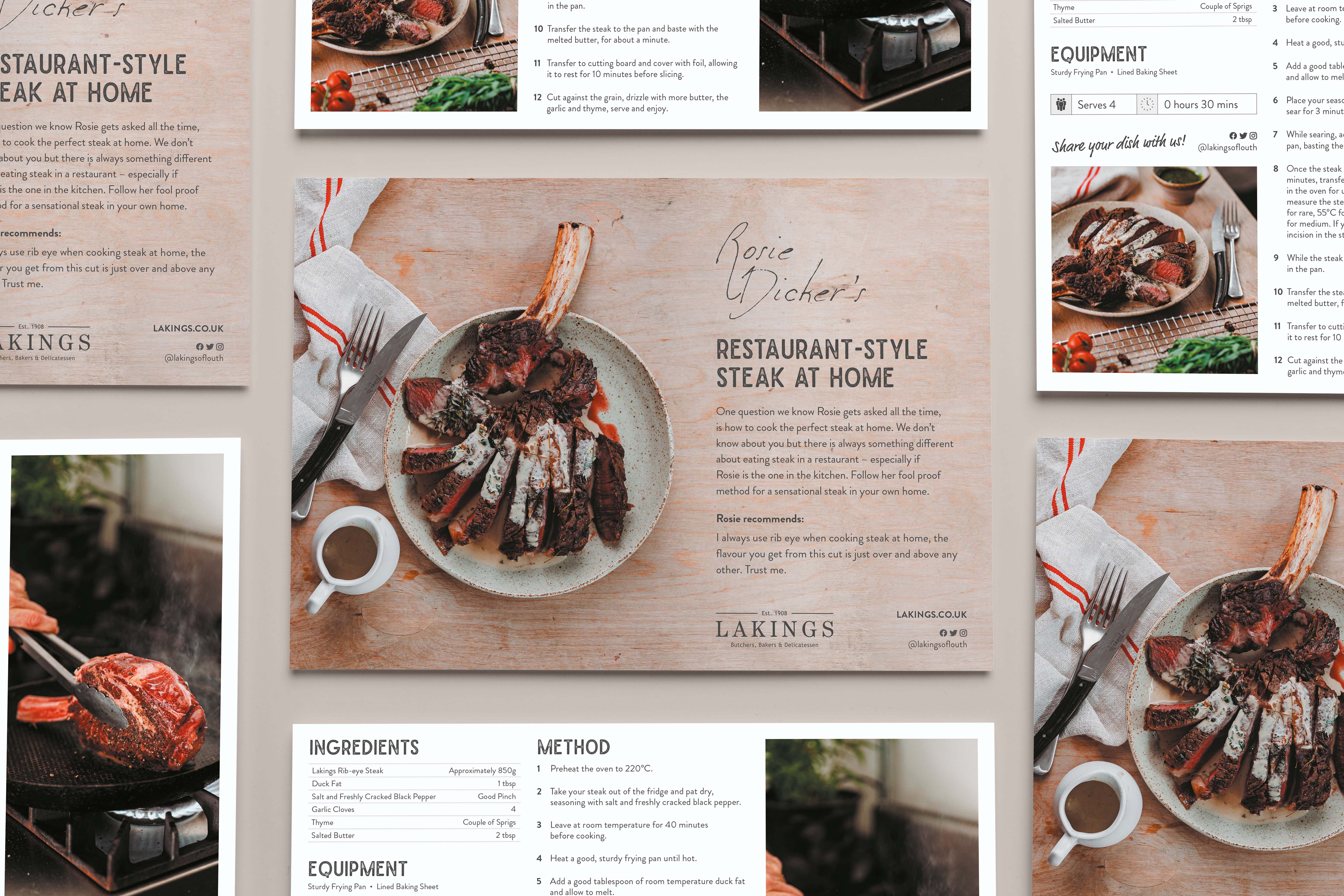 Lakings Recipie Cards