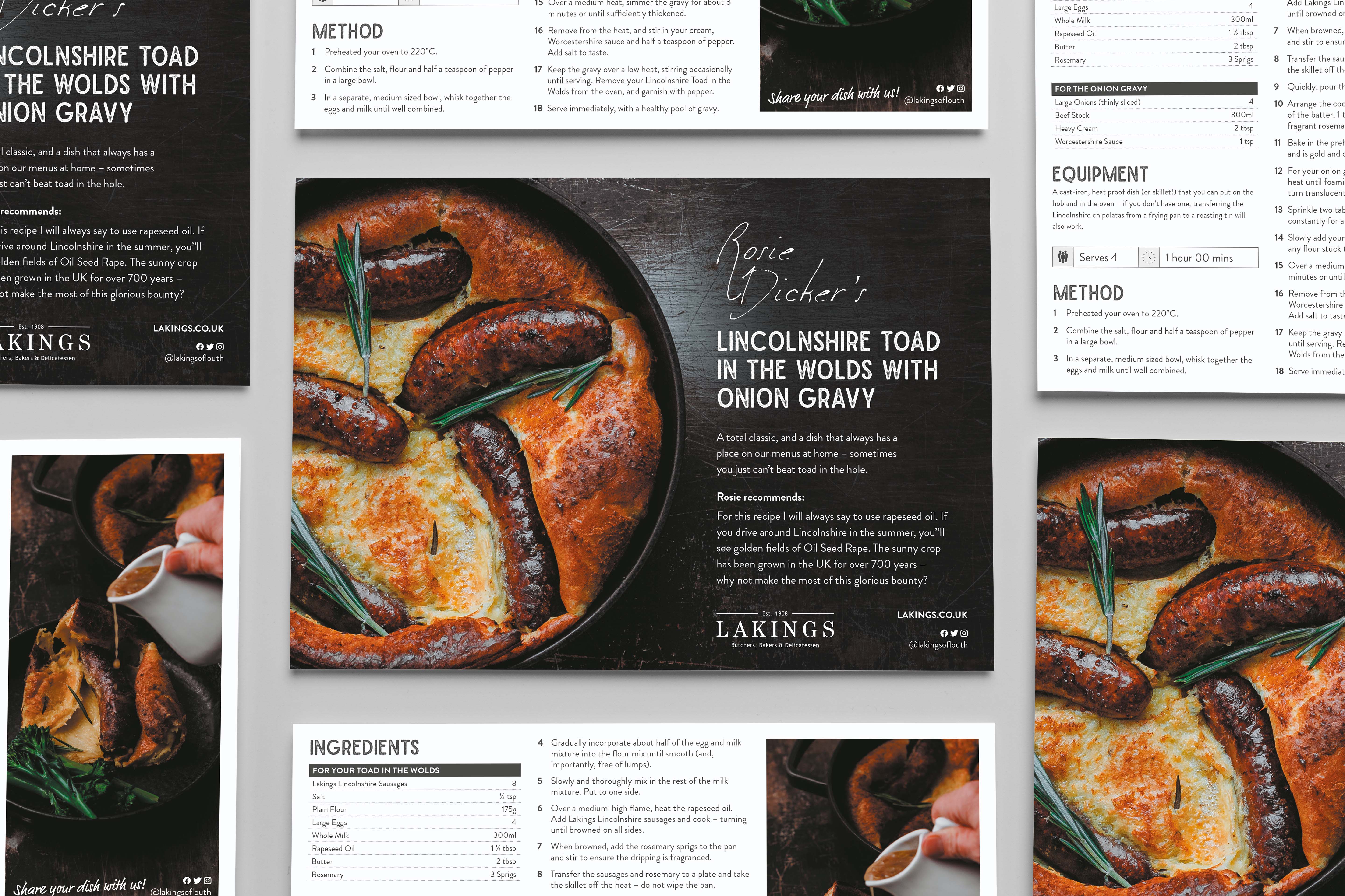 Lakings Recipie Cards