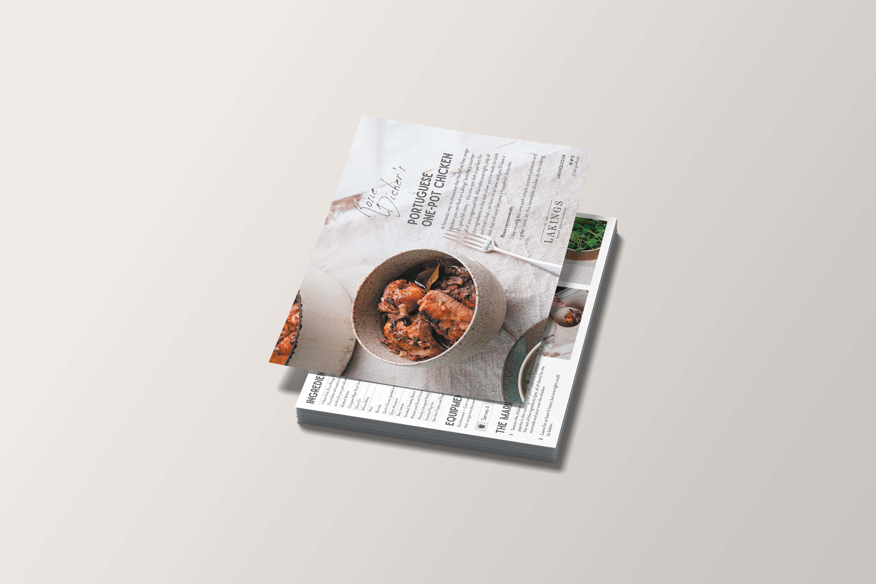 Lakings Recipie Cards